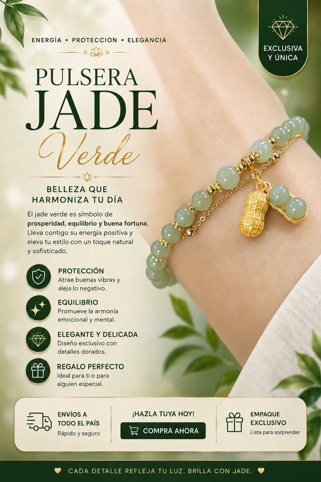 PULSERA JADE FENG SHUI